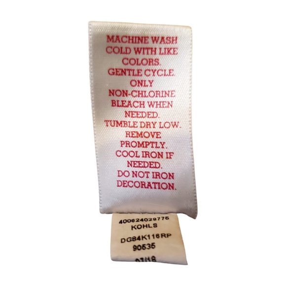 SO Sparkling Snowflakes Long Sleeve Shirt Size 12 - Picture 7 of 10